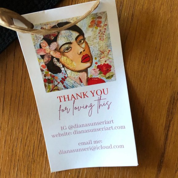 NWT Canvas Tote by artist Diana Sunseri - Picture 4 of 5